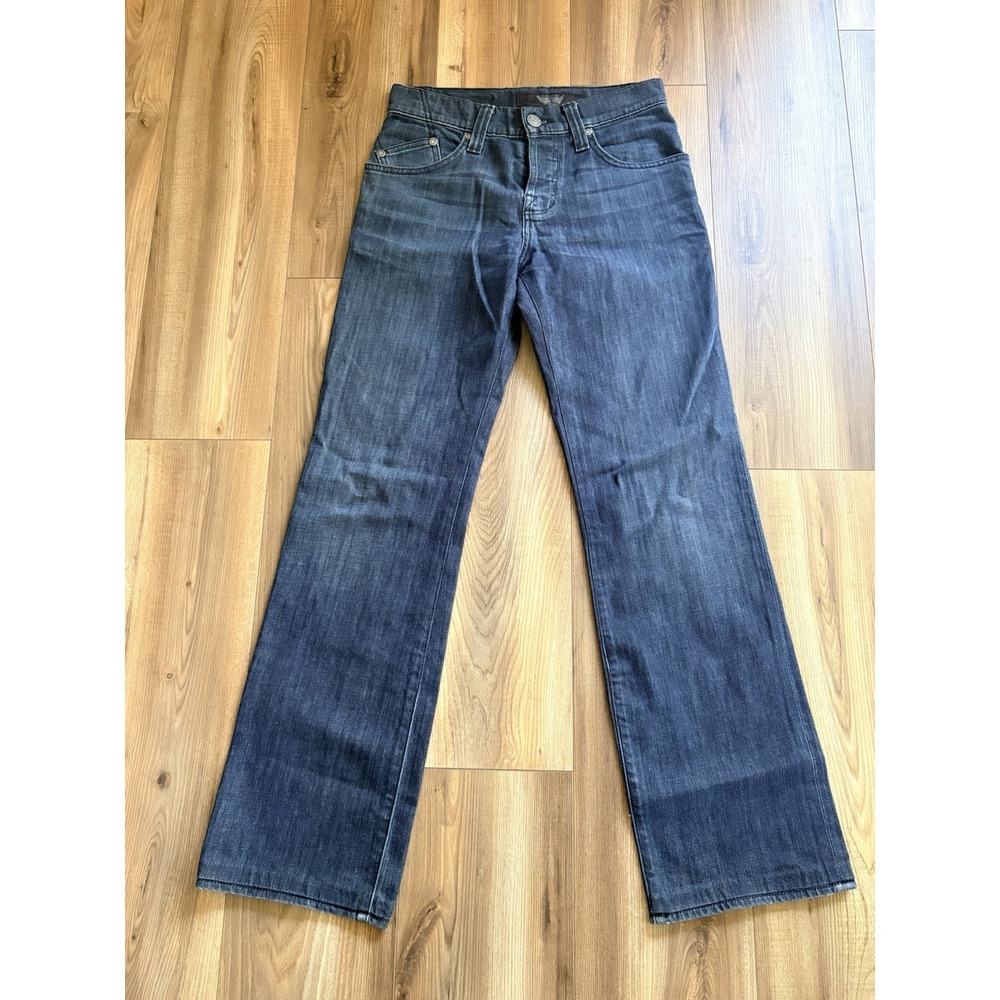 Rock & Republic Jeans Men's 31x32 Straight Leg Dark Wash Button Fly